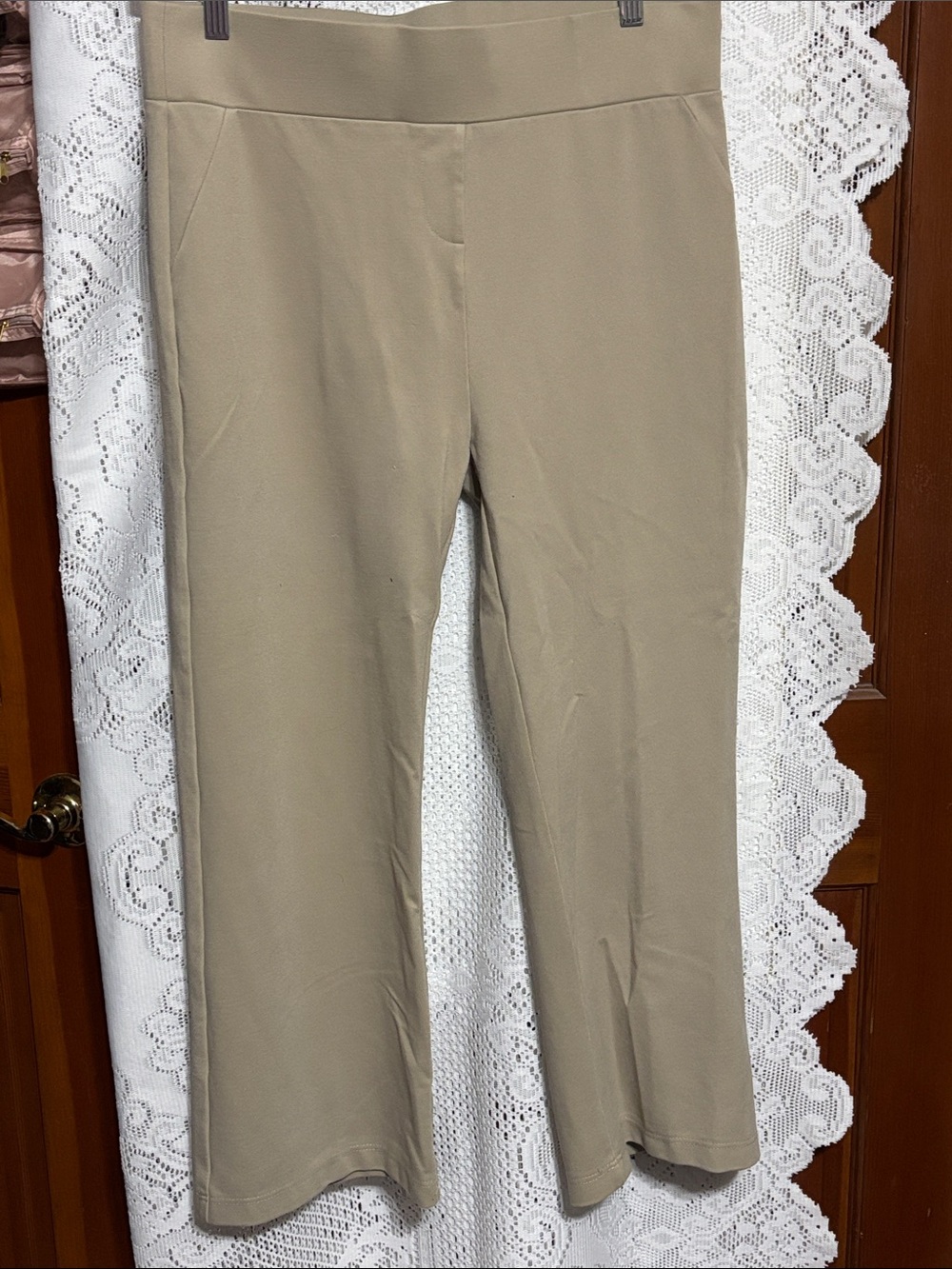 Women's Pull-On Pants in Taupe